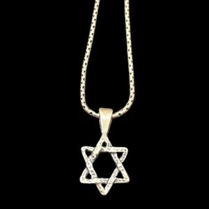 SILPADA RETIRED N1110 STERLING SILVER JUDAICA STAR OF DAVID LIKE NEW CONDITION
